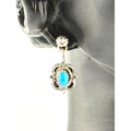 Adelarae Yazzie Navajo Sterling Kingman Earrings