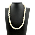 Vintage 925 Sterling Screw Clasp Puka Shell Choker Necklace