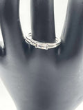 Silpada Baguette Stack Cubic Zirconia Ring, Sterling Silver Size 8