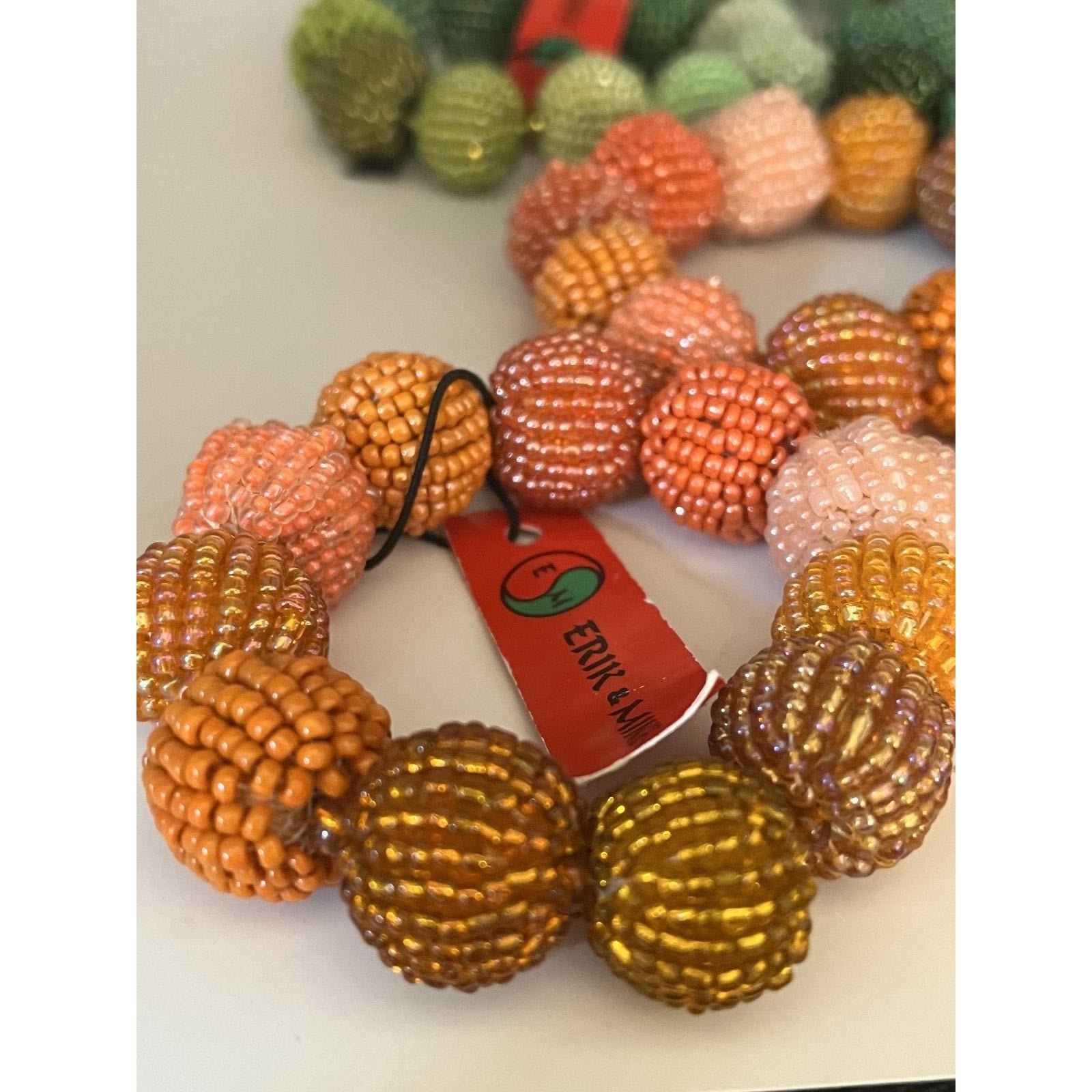 Erik & Mike Handmade Medium Seed Bead Ball Bracelets - Various Colors