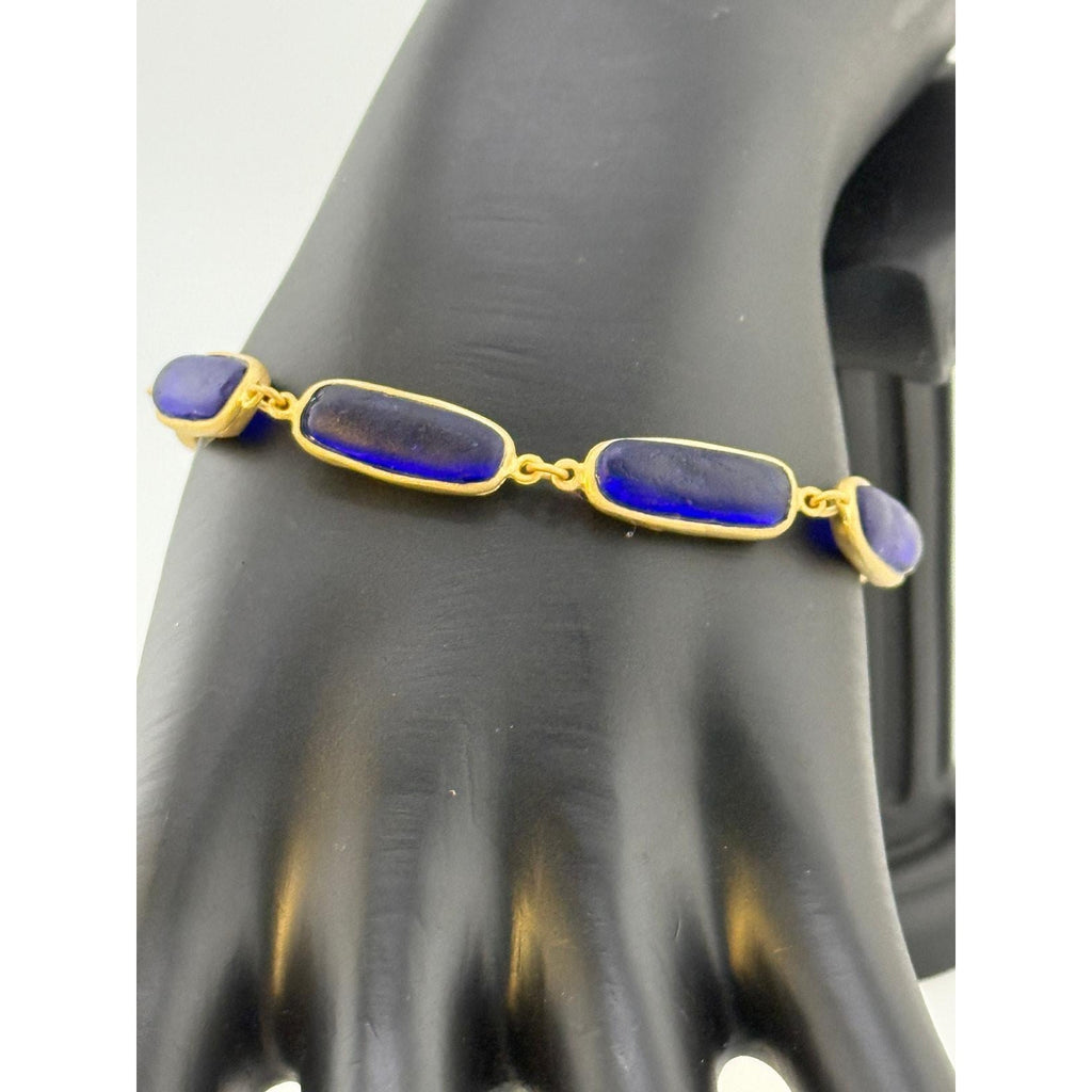 Michael Vincent Michaud 18K Gold Plated Geo Bubbles Bracelet