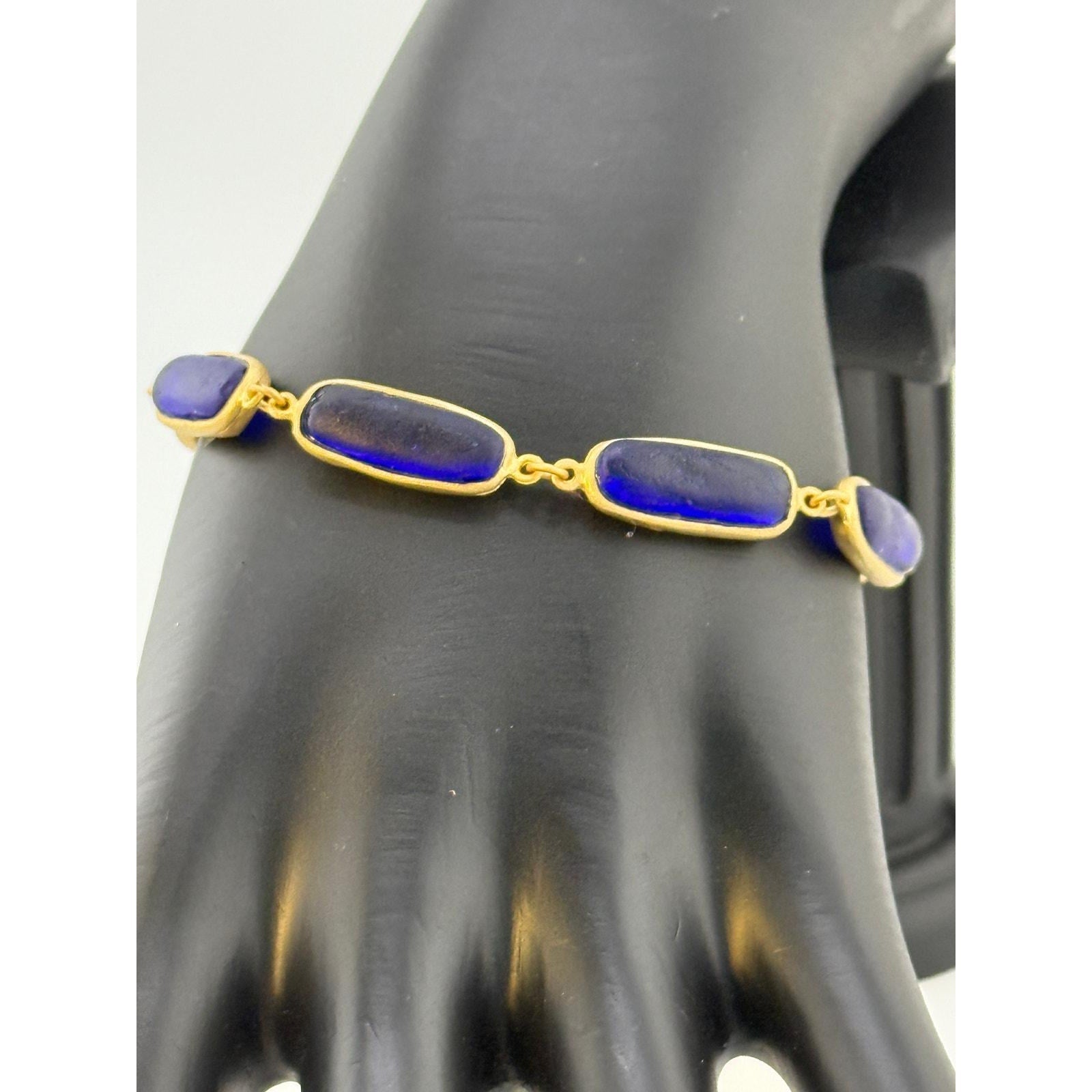 Michael Vincent Michaud 18K Gold Plated Geo Bubbles Bracelet