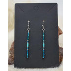 Native American Chippewa Ojibwe Ombré Dangle Earrings