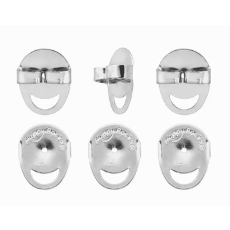 Silpada 'Three Pair Happy Back' Earring Back Set in Sterling