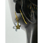 Michael Michaud Forget Me Not Single Flower Wire Earrings