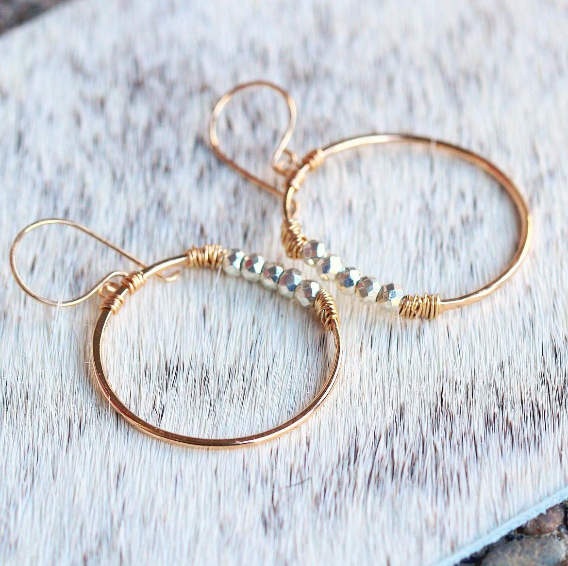 Saressa Designs Argonaut Hoops - ( As seen on This Is Us )