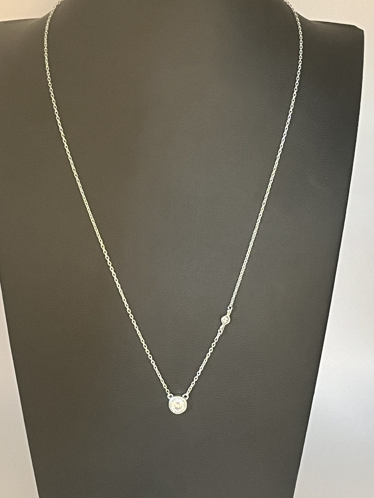 Silpada 925 Sterling Silver 'Marvel' CZ Necklace