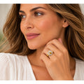 Michael Michaud White Edelweiss Adj. Ring