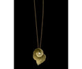 Michael Michaud Spiral Geranium Pendant 24" Chain