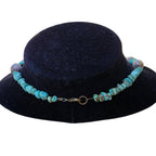 Navajo Artist Mary W Roanhorse Ancient Ones Carved Jade Turquoise necklace