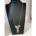 Michael Michaud Peach Blossom "Y" Necklace