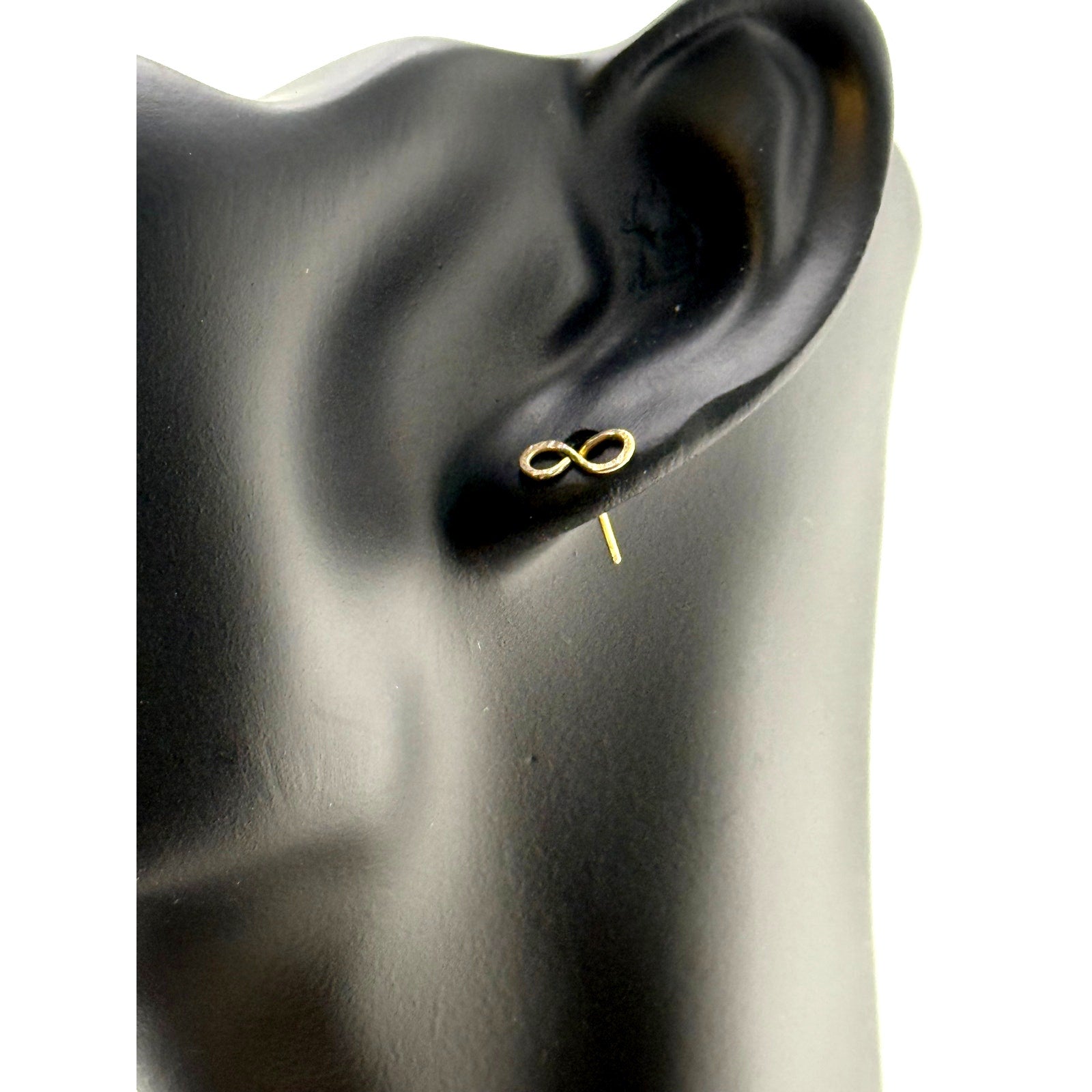 Jessica Matrasko Gold Filled Infinity Stud Earrings