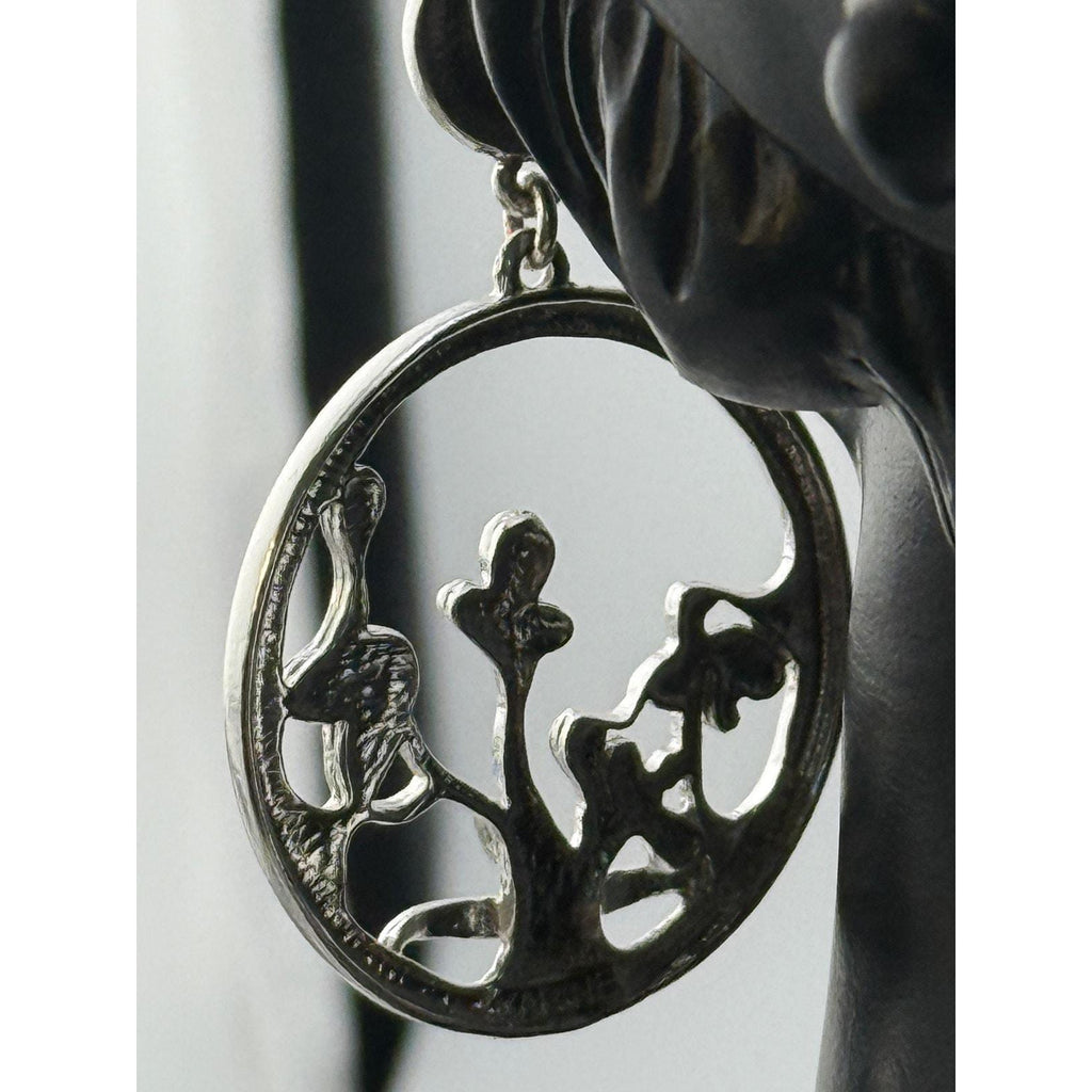 Karine Sultan Enchanted Green Dangle Statement Earrings