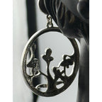 Karine Sultan Enchanted Green Dangle Statement Earrings