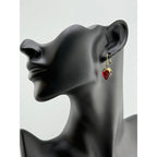 Michael Michaud Strawberry Dainty Wire Earrings