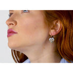Michal Golan Bluebell Heart Earrings