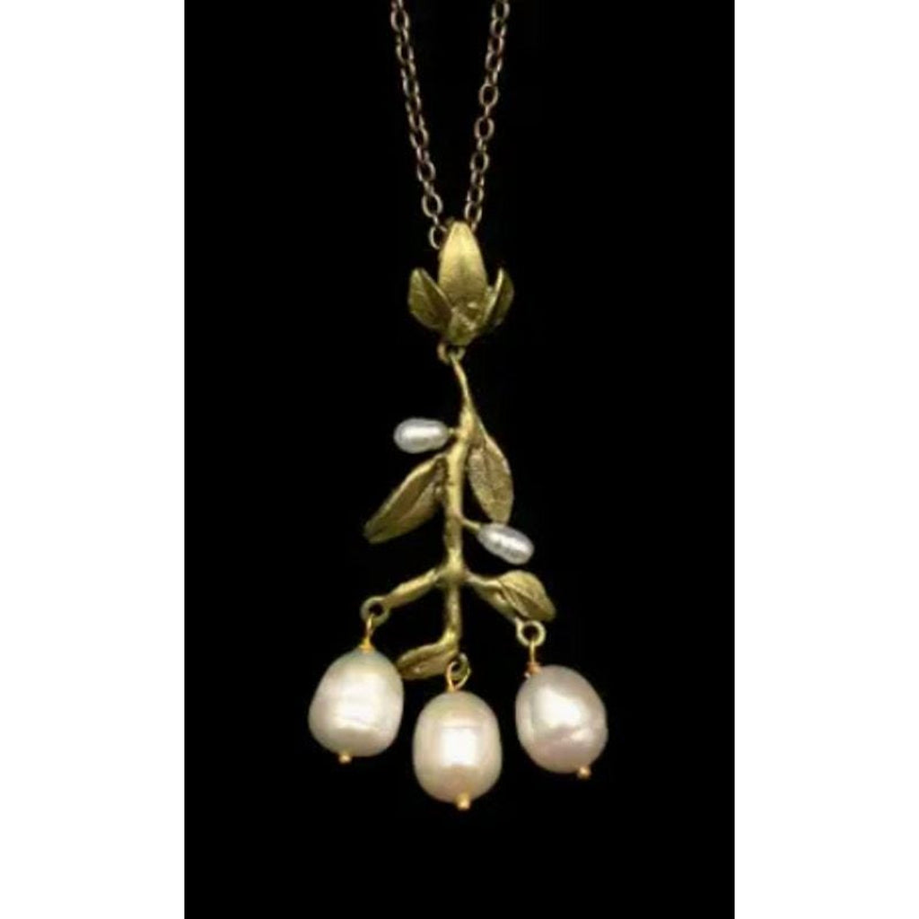 Michael Michaud Victorian Vine Chandelier Pendant Necklace