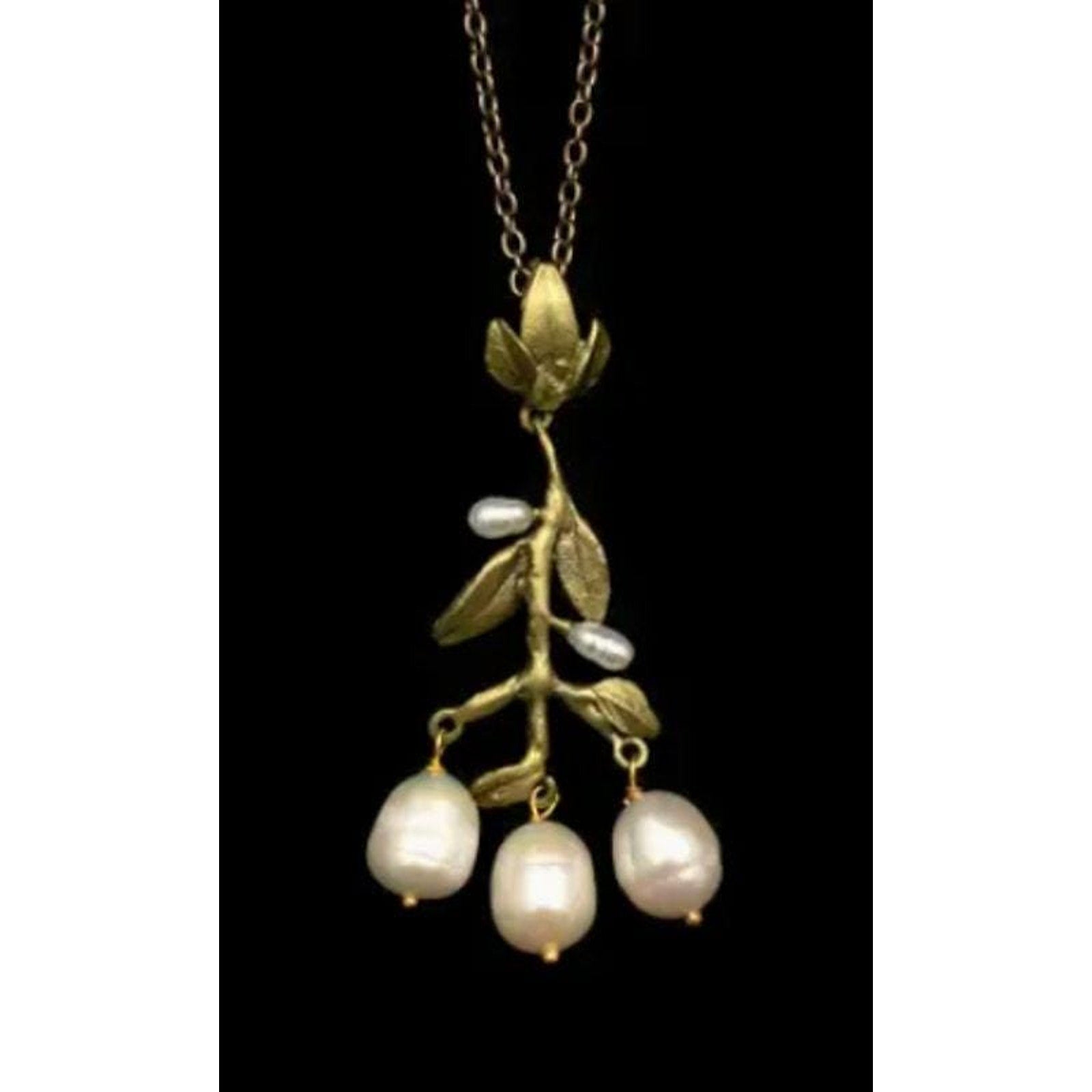 Michael Michaud Victorian Vine Chandelier Pendant Necklace