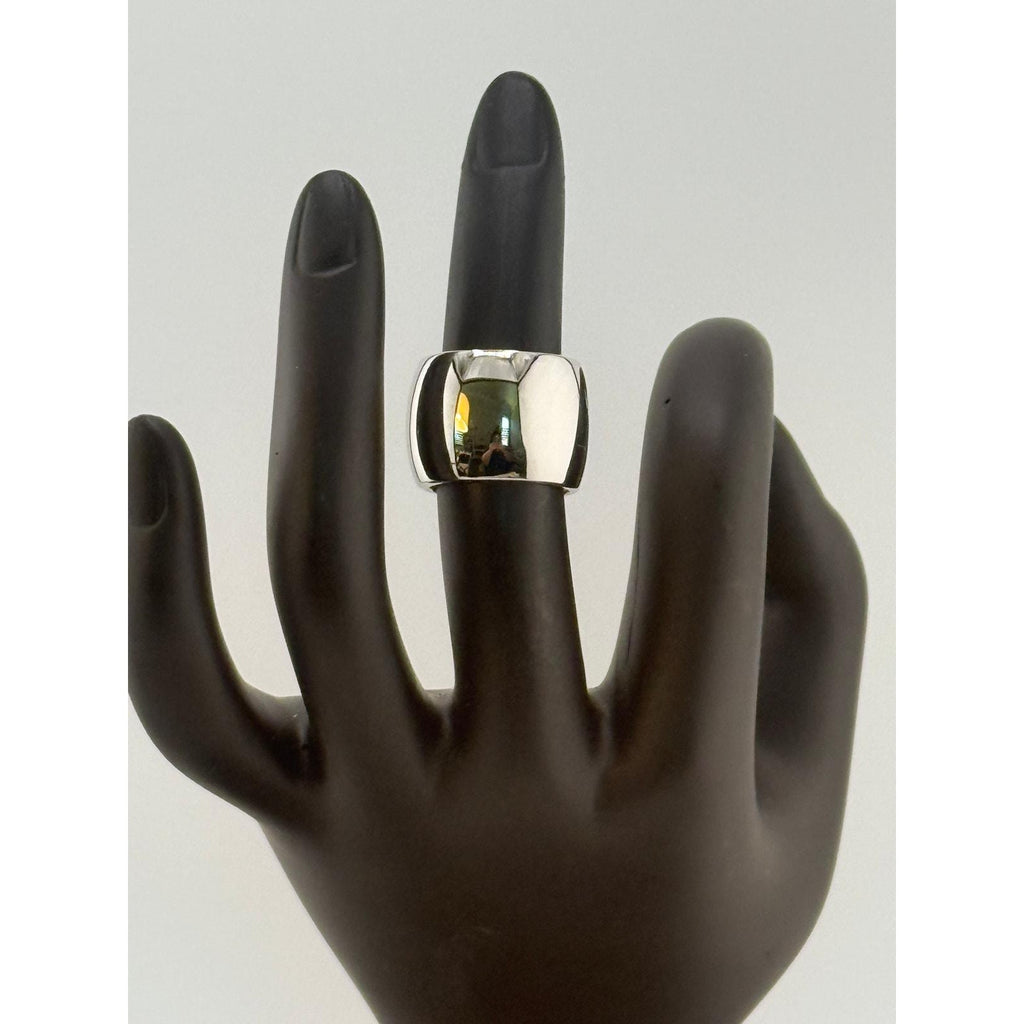 Silpada Sterling Silver "Cigar Cuff" Ring Size 5