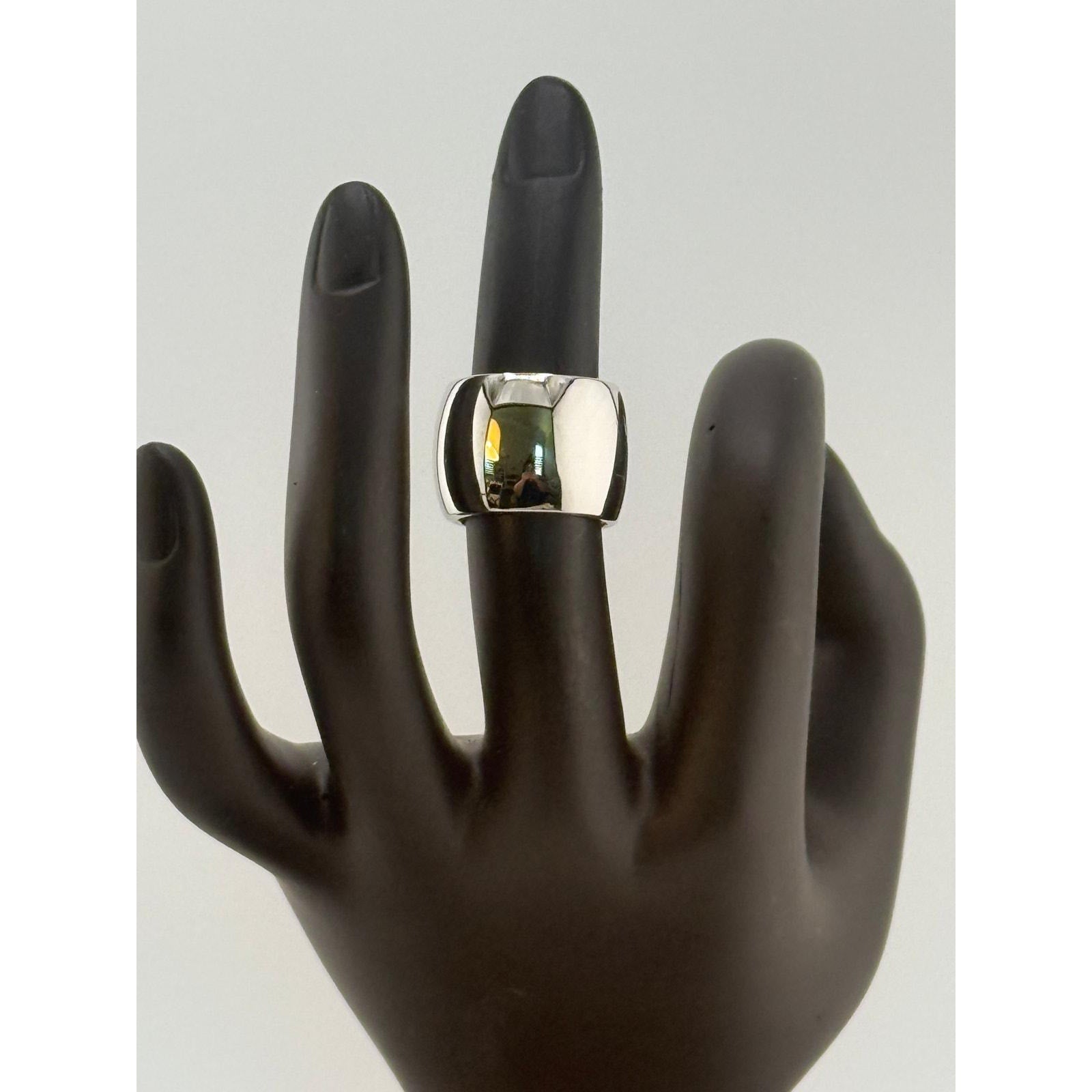 Silpada Sterling Silver "Cigar Cuff" Ring Size 5