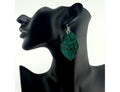 Silpada Emerald Pools Earrings, Green Patina & Sterling Silver