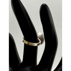 Jane Diaz Statement Sterling Silver Bowl Ring Size 6