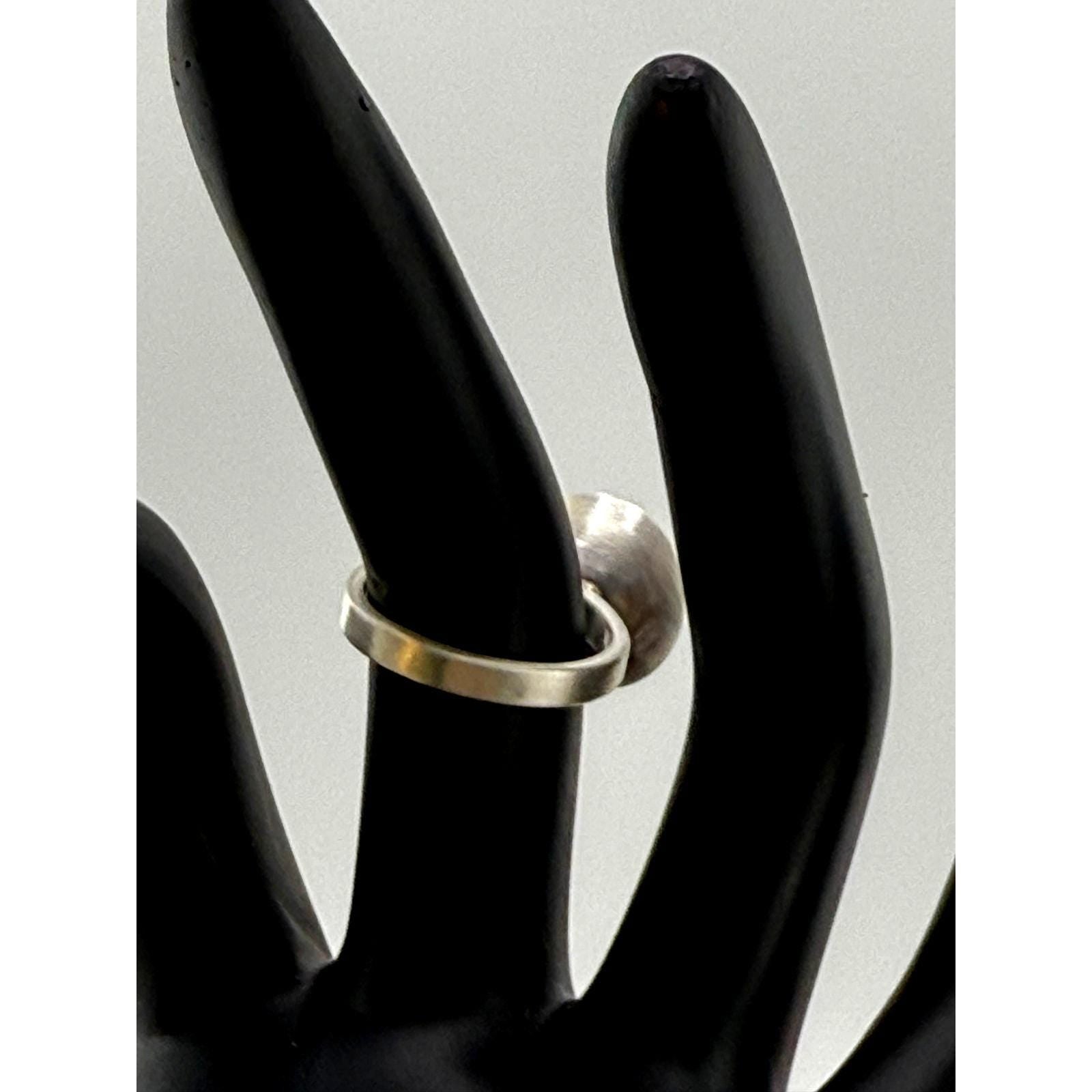 Jane Diaz Statement Sterling Silver Bowl Ring Size 6