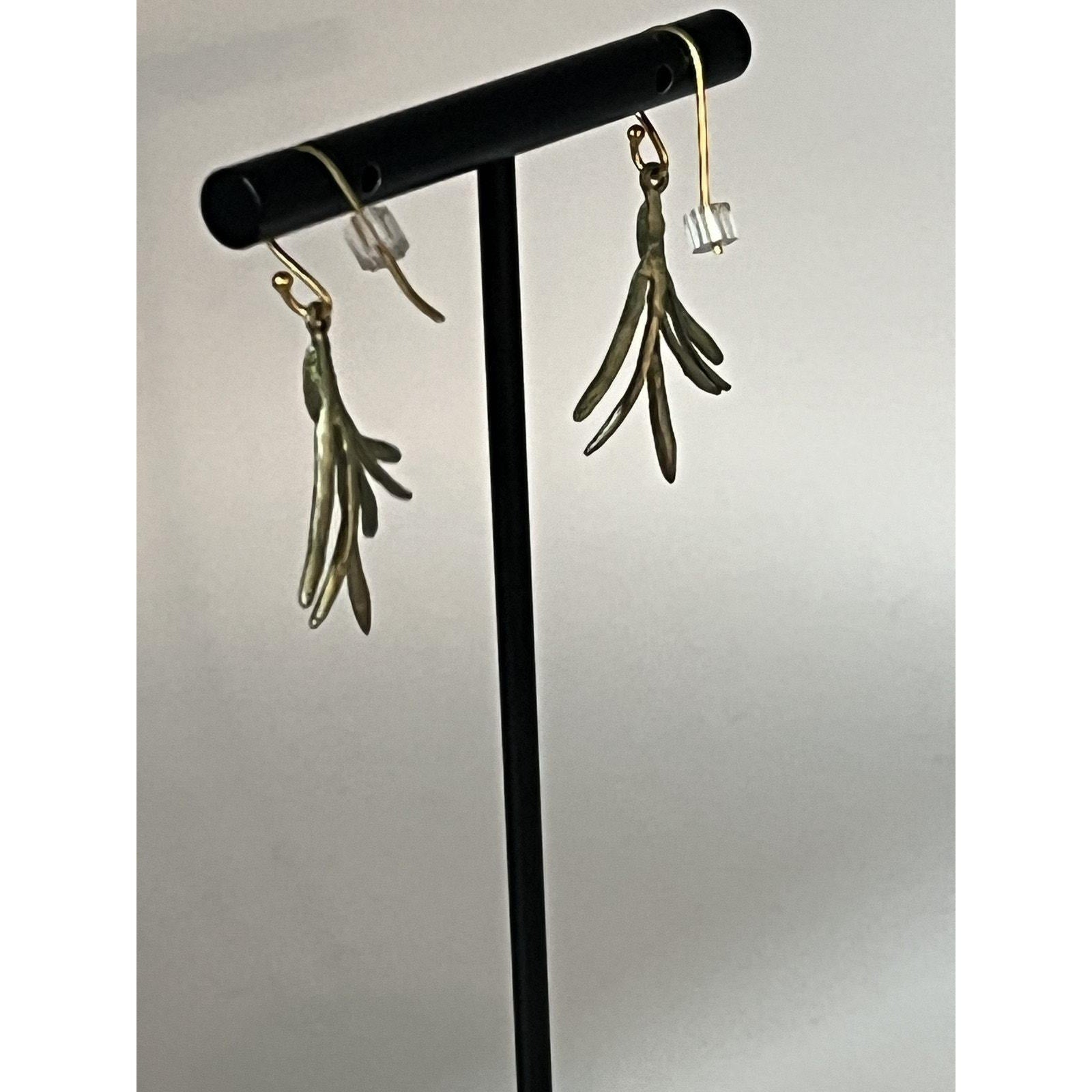 Michael Michaud Petite Herb Rosemary Wire Earrings