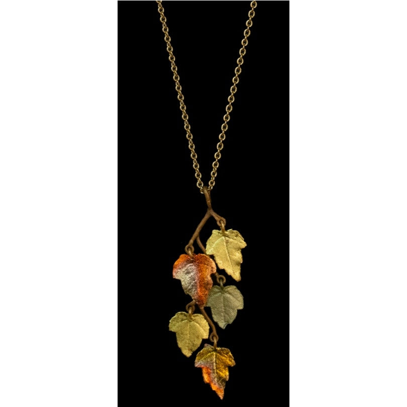Sugar Maple Leaves 16" Adjustable Pendant