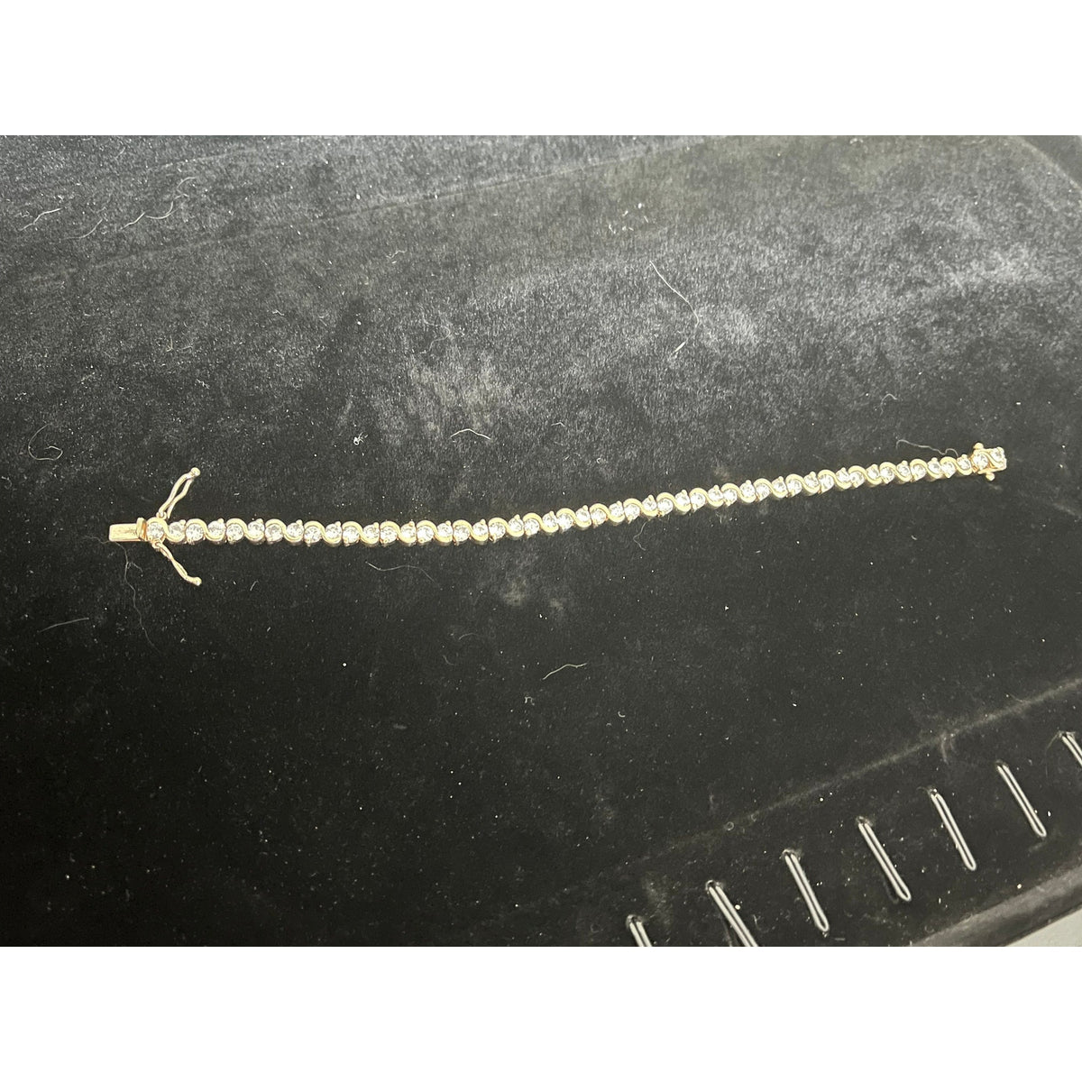 925 Sterling Silver Gold Plated Tennis Bracelet - Sarasotabydesign