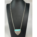 In Bloom Genuine Turquoise and Sterling Silver Necklace