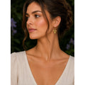 Michael Michaud Petite Herb Parsley Wire Earrings