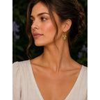 Michael Michaud Petite Herb Parsley Wire Earrings