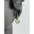 Jane Diaz Small Faceted Organic Stone Drops Dangle Earrings