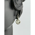 Jane Diaz Small Faceted Organic Stone Drops Dangle Earrings