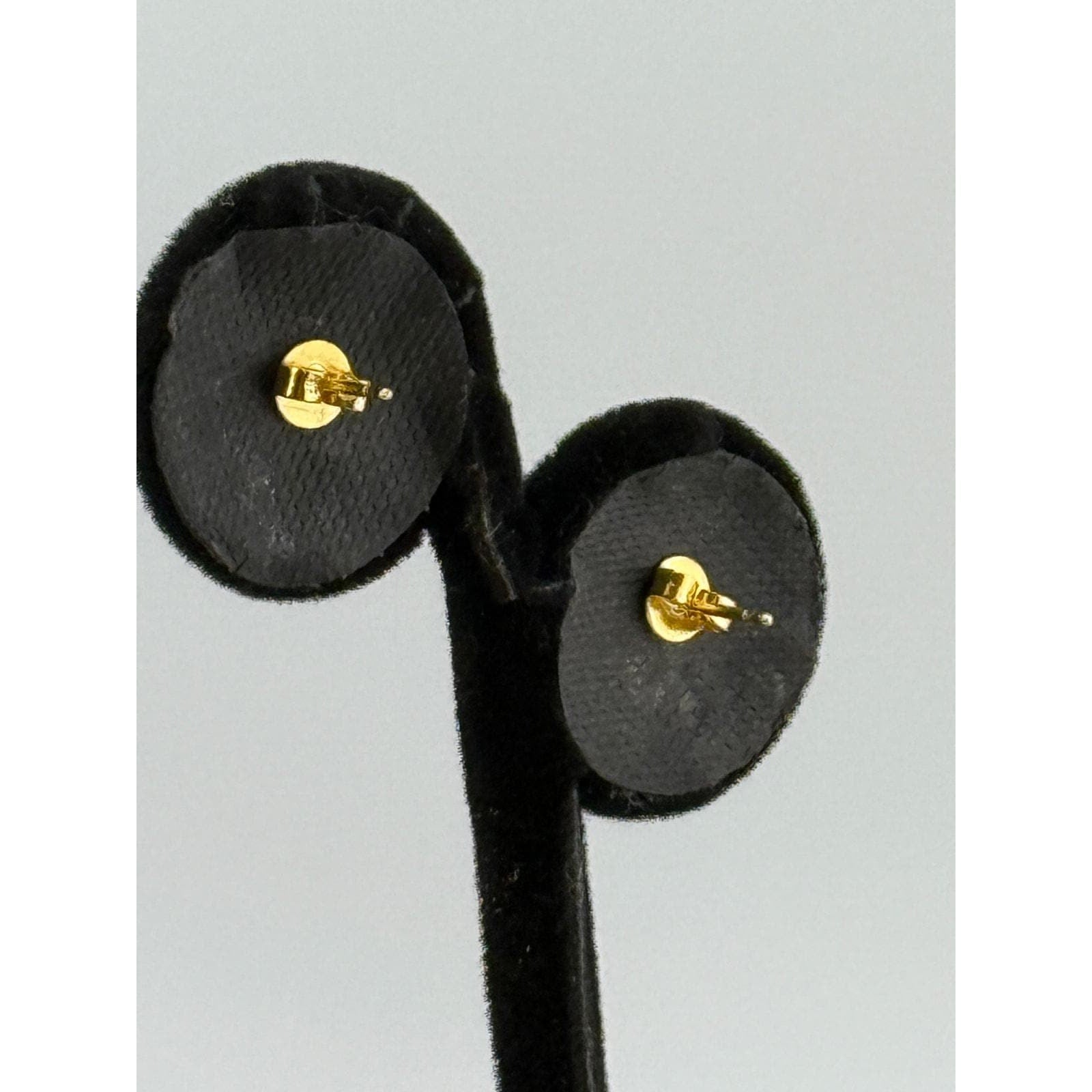 Namaste Handmade 18k Gold Plated Pearl 'Evil Eye 2.0' Stud Earrings