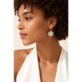 Michael Michaud Edelweiss Dangle Wire Earrings
