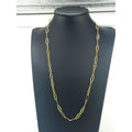 Jane Diaz Artisan Gold Plated Oval Link Chain Necklace