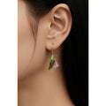 Michael Michaud Pink Lily of the Valley Wire Earrings