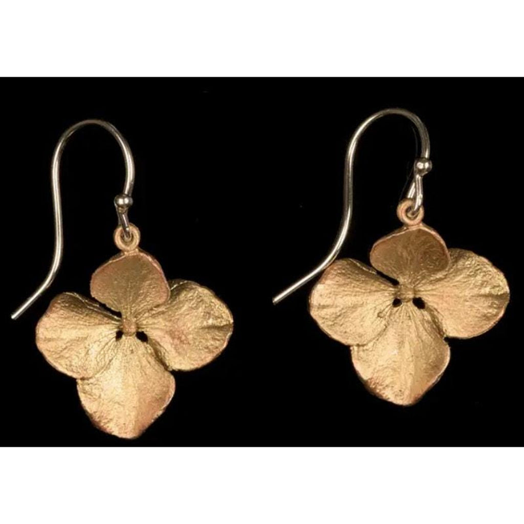 Michael Michaud Special Edition Hydrangea Petal Wire Drop Earrings