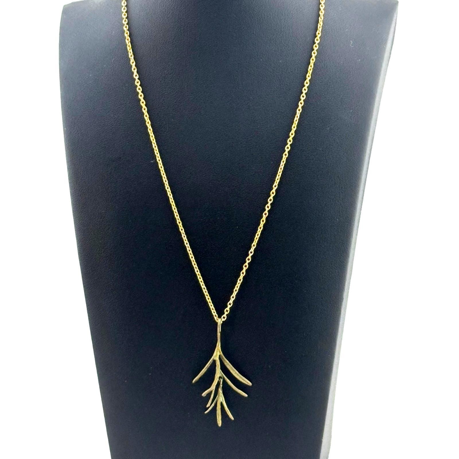 Michael Michaud Petite Herb Rosemary Pendant Necklace