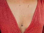 Saressa Designs Moss Aquamarine Lariat Necklace