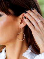 Saressa Designs Argonaut Hoops - ( As seen on This Is Us )