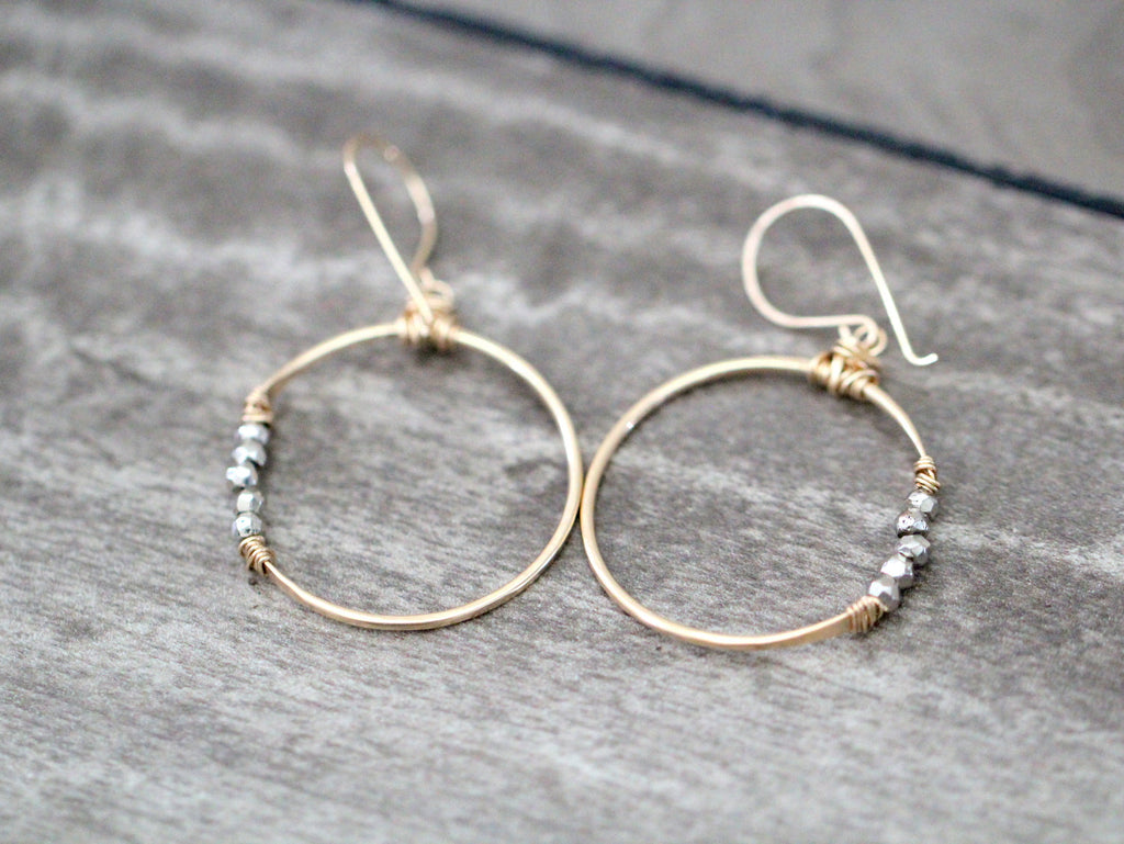 Saressa Designs Argonaut Hoops - ( As seen on This Is Us )