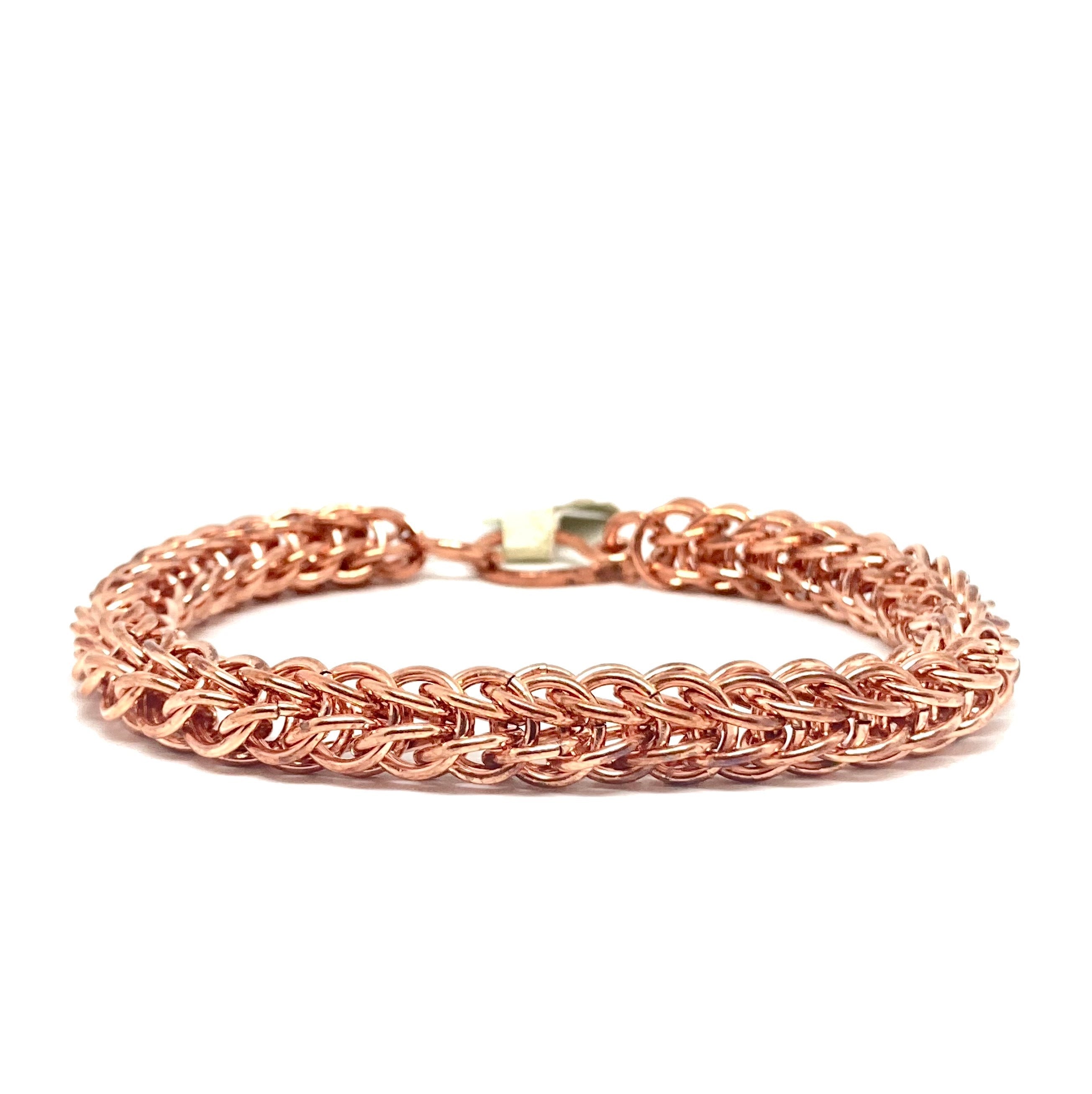 Alison Morse Chunky Foxtail Chainmaille Bracelet in Copper