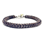 Alison Morse Chunky Foxtail Chainmaille Bracelet in Oxidized Copper
