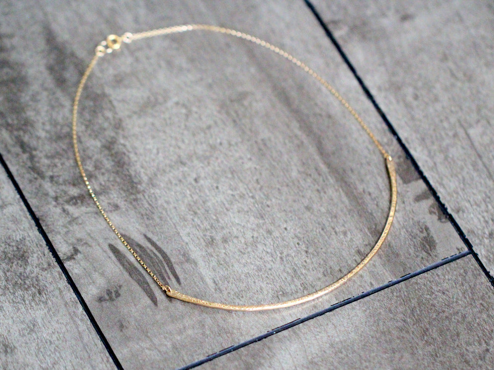 Saressa Designs Contour Collar Necklace - ( As Seen On Arrow )