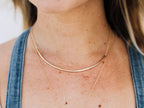 Saressa Designs Contour Collar Necklace - ( As Seen On Arrow )