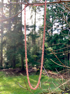Alison Morse Delicate Byzantine Chainmaille Necklace in Copper
