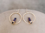Saressa Designs Sunrise Earrings - Fluorite ( As Seen On Chambers )